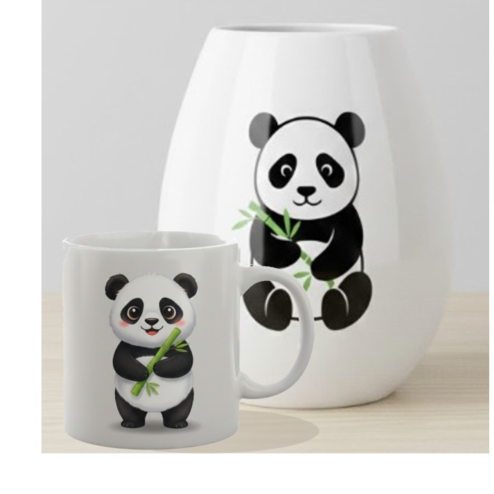 pack Mug et Vase Panda