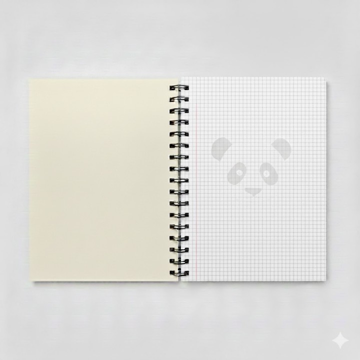 Carnet de notes Panda